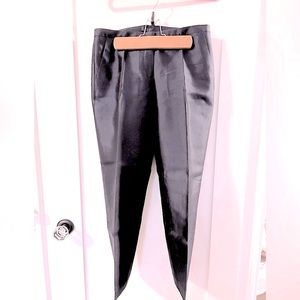 J. Crew Collection (black label) navy blue tuxedo pants. Like new. Size 4.